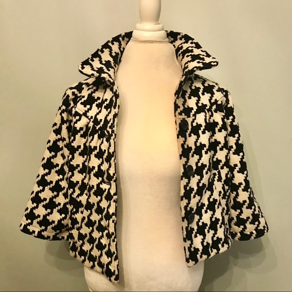 STUDIO Petite JPR 3/4 Sleeve Houndstooth Jacket - Picture 2 of 9